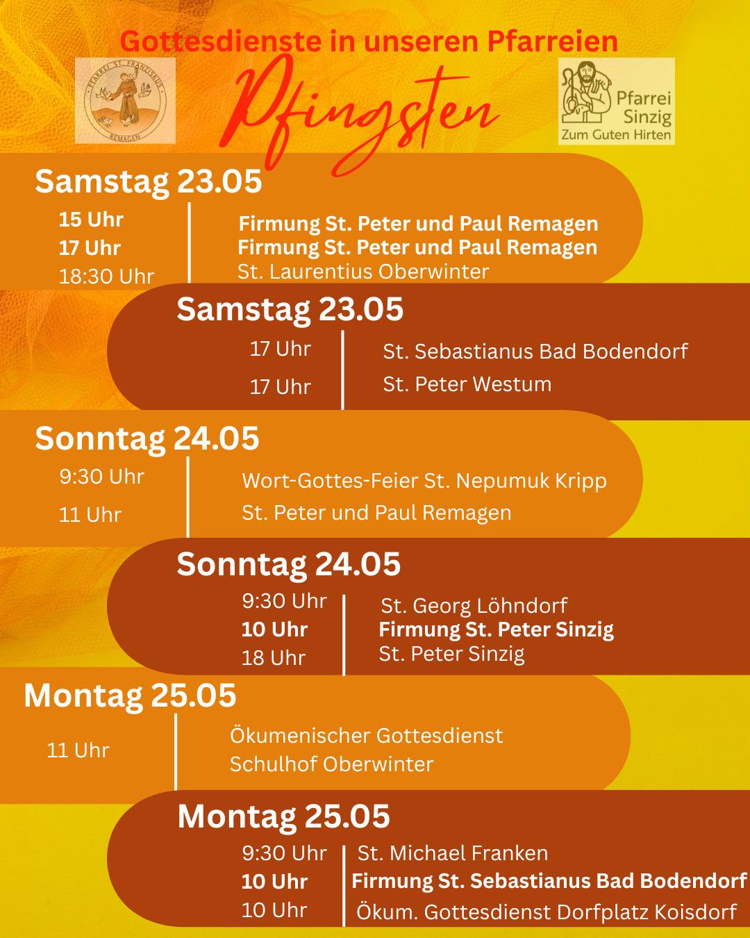 Flyer 'Pfingsten 2026'